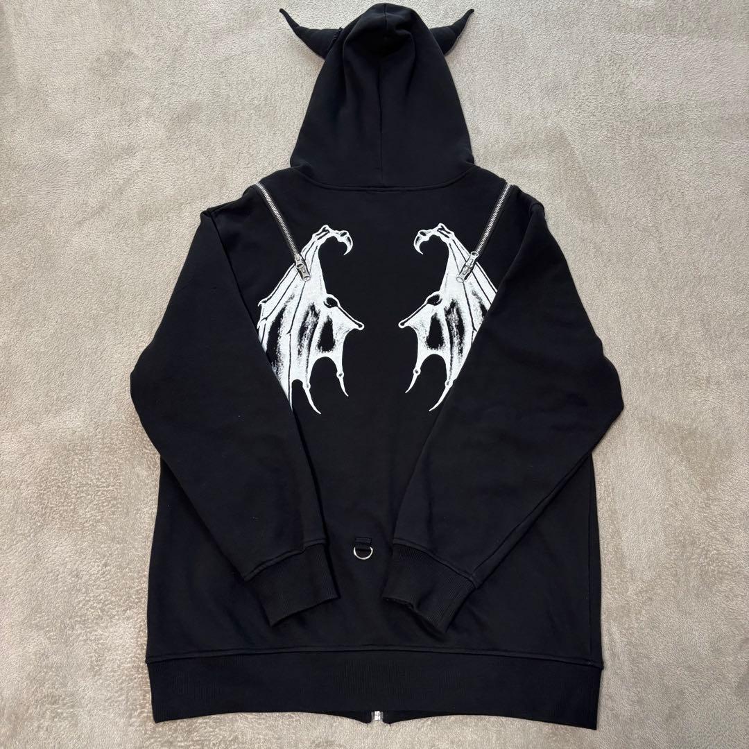 REFLEM レフレム DEVIL デザイン ZIPパーカー ジップアップ