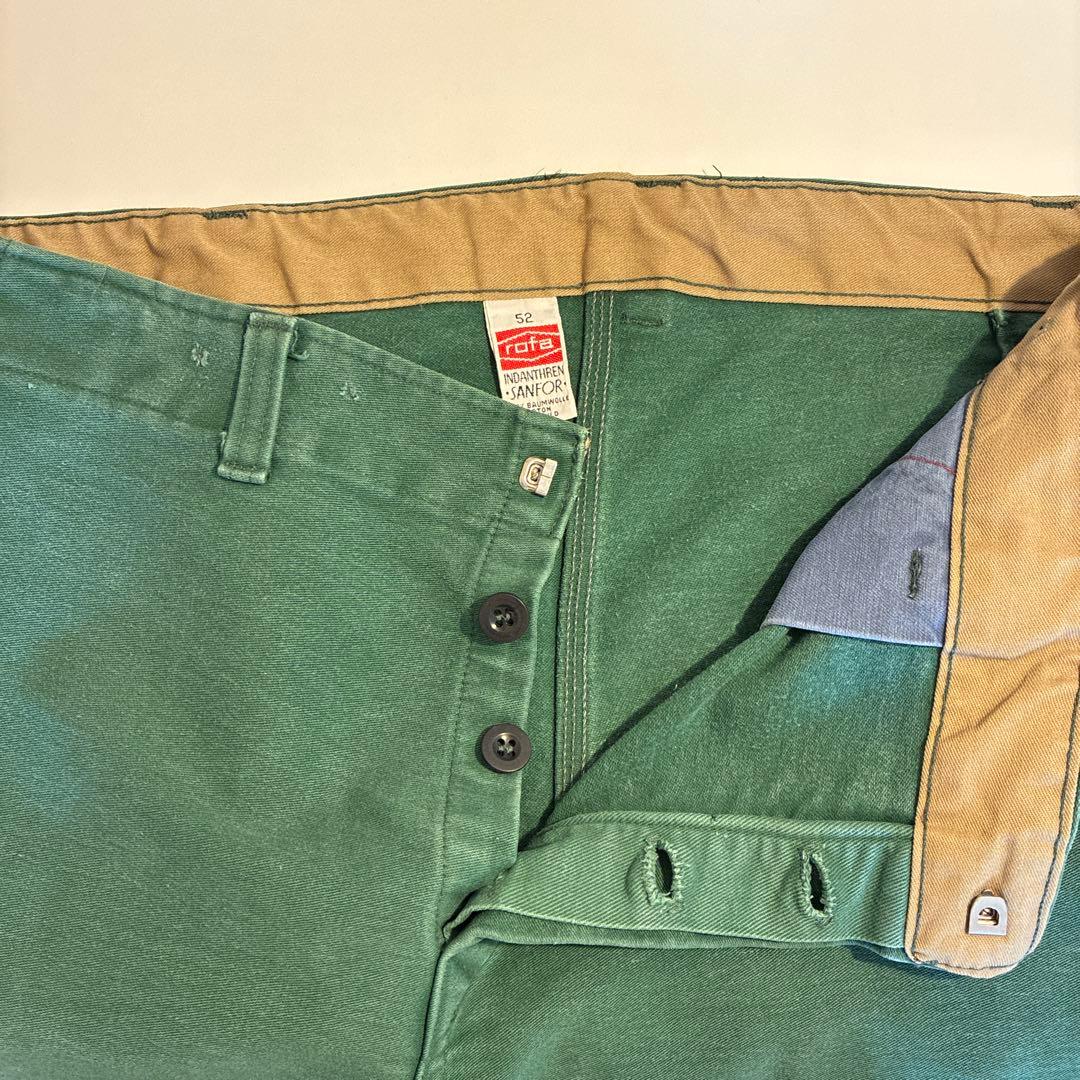 70's 80's ユーロ ヴィンテージ rofa ワークパンツ　古着
