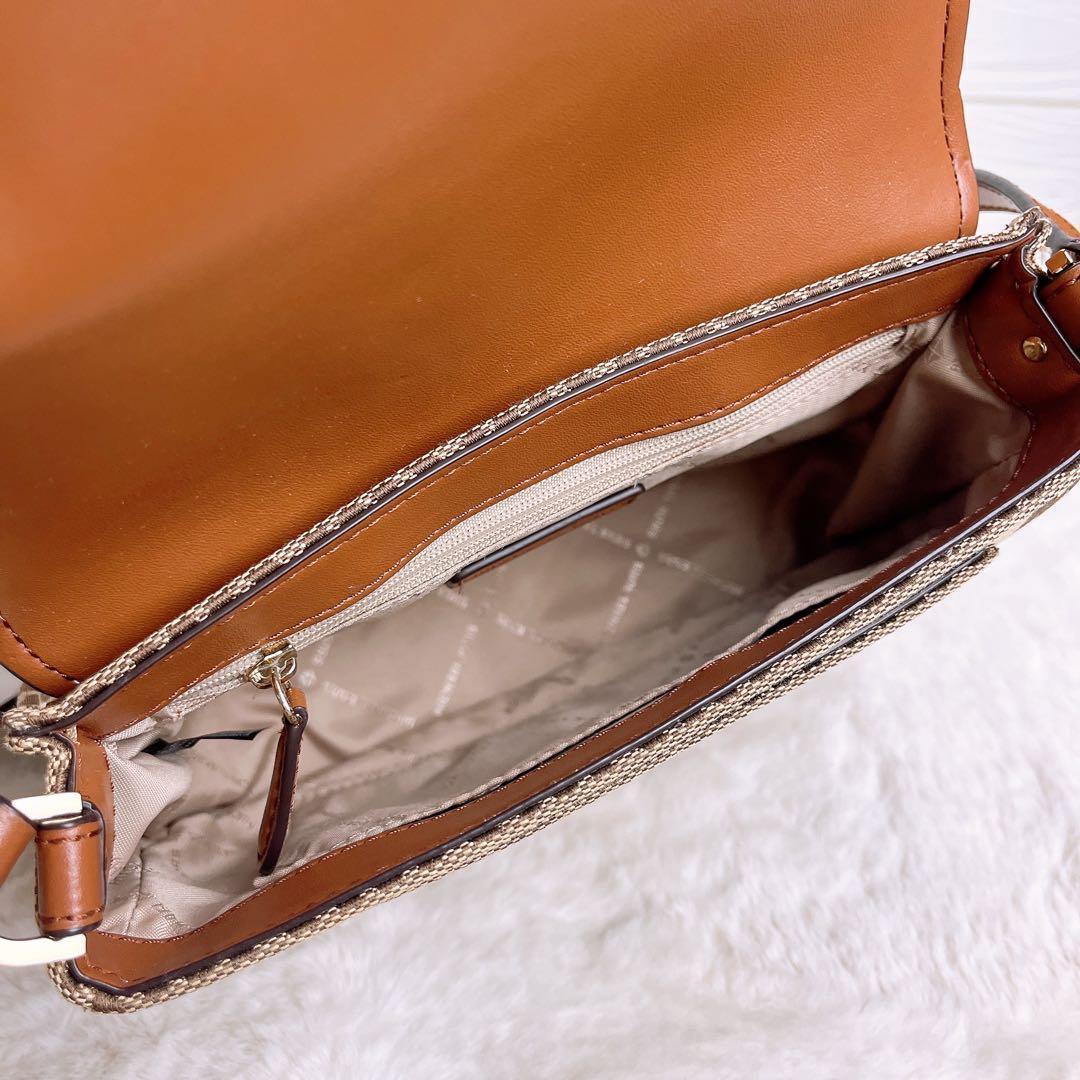 極美品☆MICHAEL KORS マイケルコース ショルダーバッグ ブラウンMK