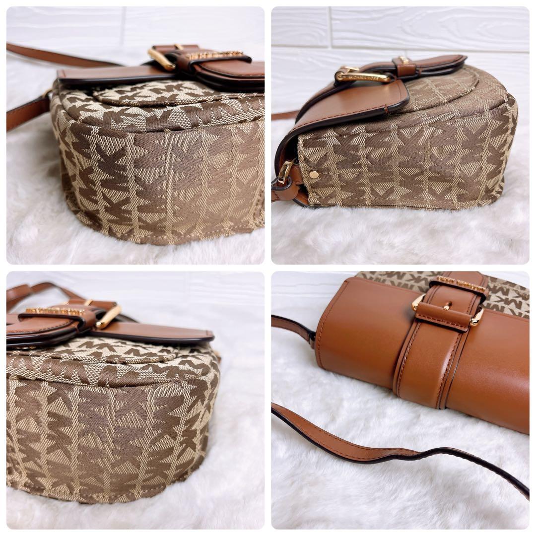 極美品☆MICHAEL KORS マイケルコース ショルダーバッグ ブラウンMK