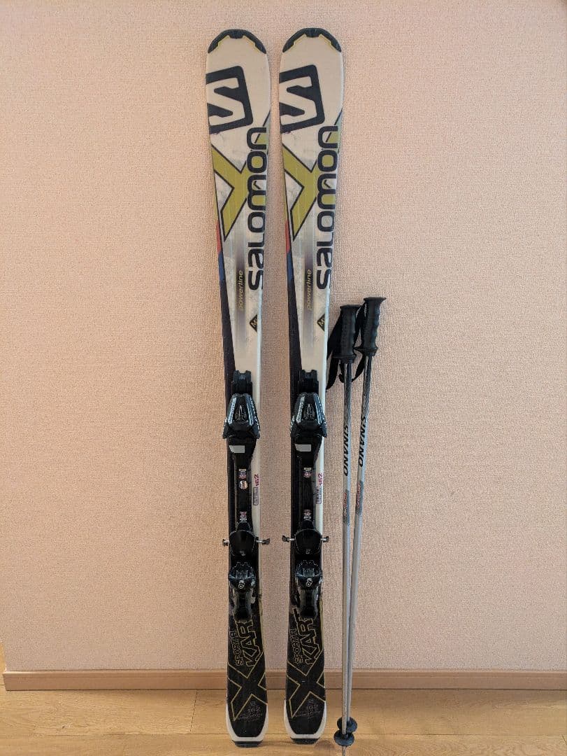 ★サロモン　X-KART　162cm　ストック付　検SALOMON★