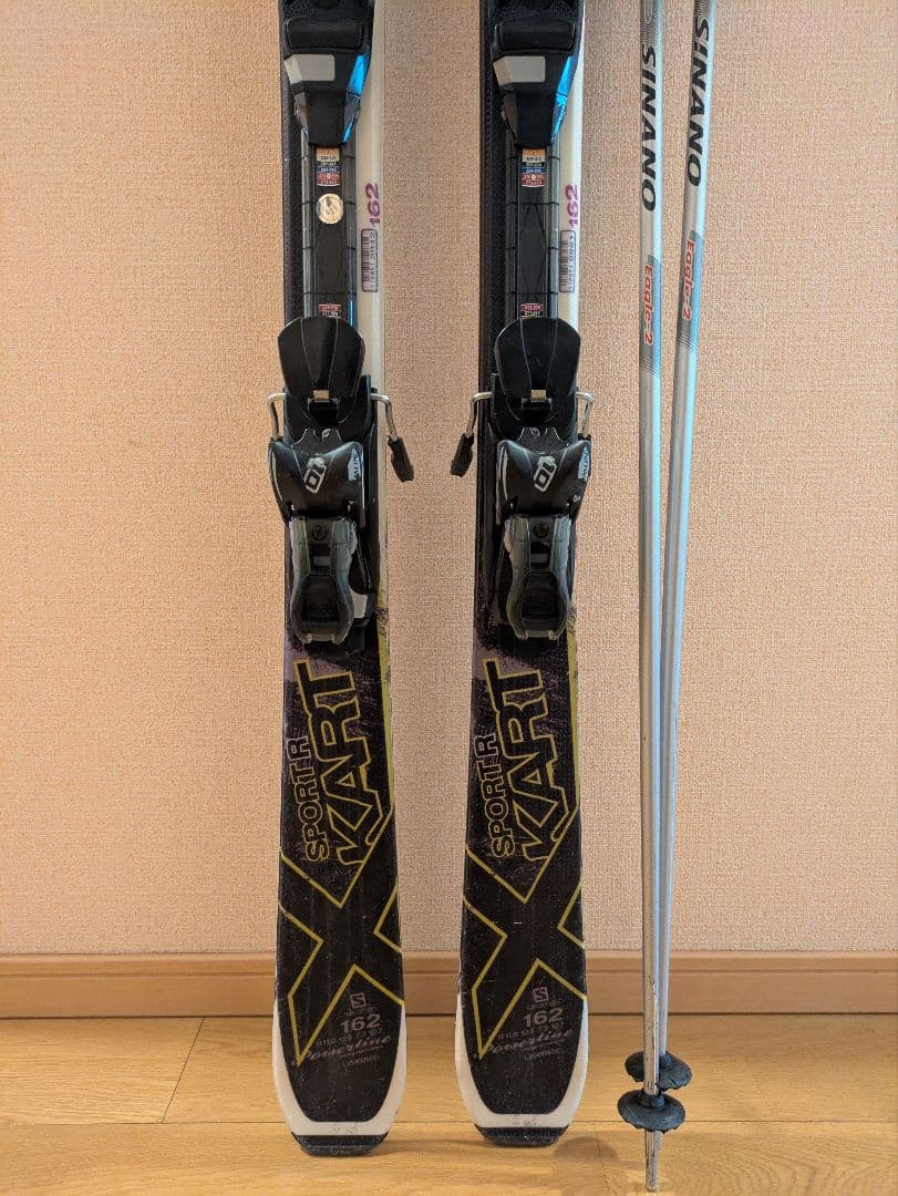 ★サロモン　X-KART　162cm　ストック付　検SALOMON★