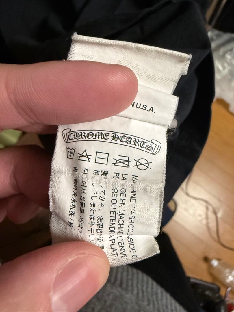 クロムハーツCHROMEHEARTS tシャツ ブラック 正規品 サイズXL