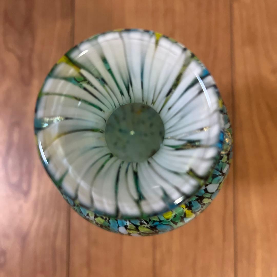 津軽びいどろ　花瓶　石塚硝子　津軽ごよみ