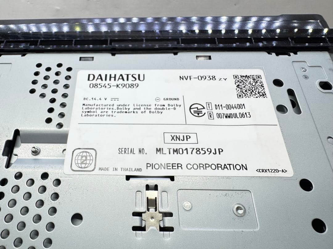 新品タッチパネル NMZP-W64D 2018年地図データ 新品ファン ダイハツ