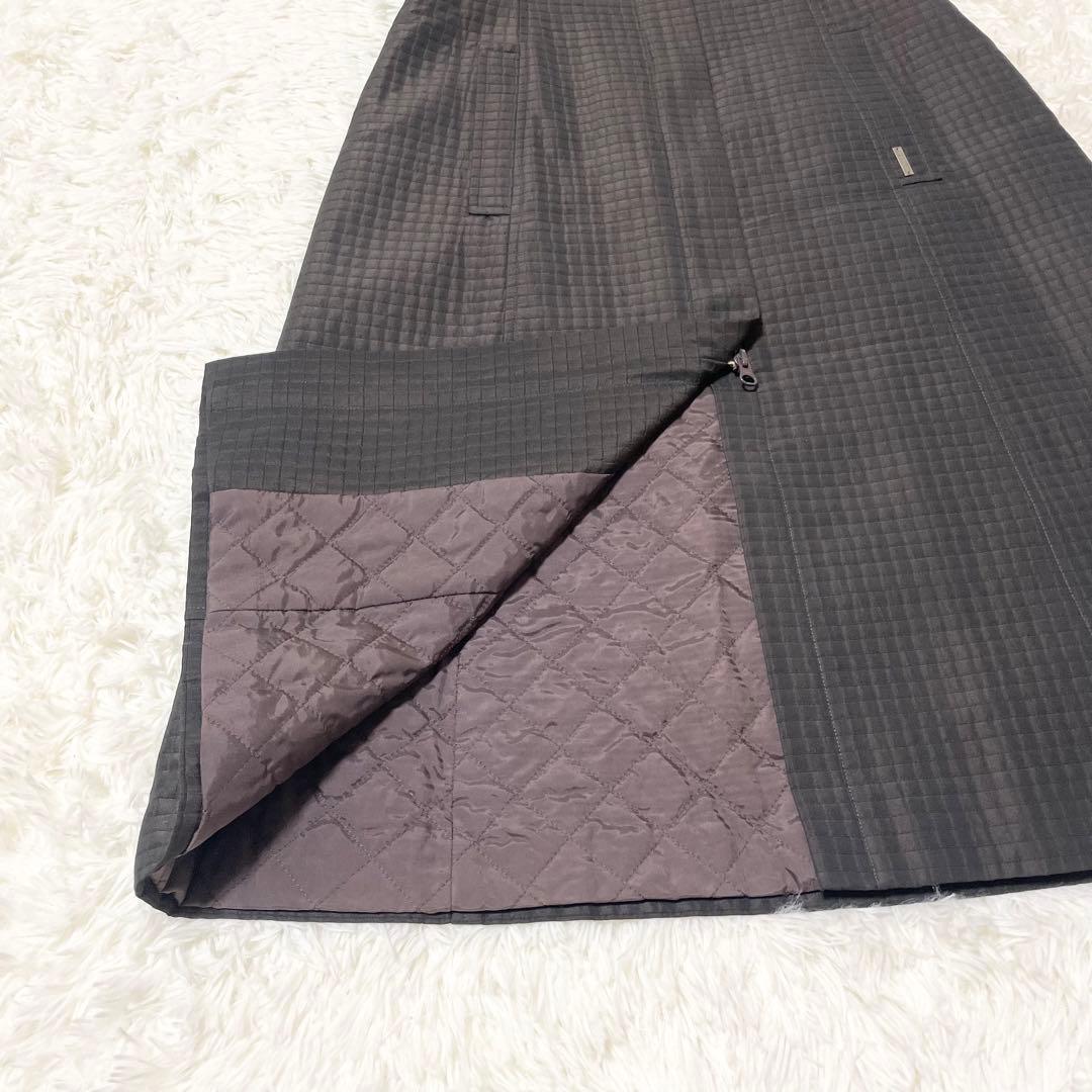 極美品✨フォクシー　ジレ　フード　フォックスファー　ロング　Aライン