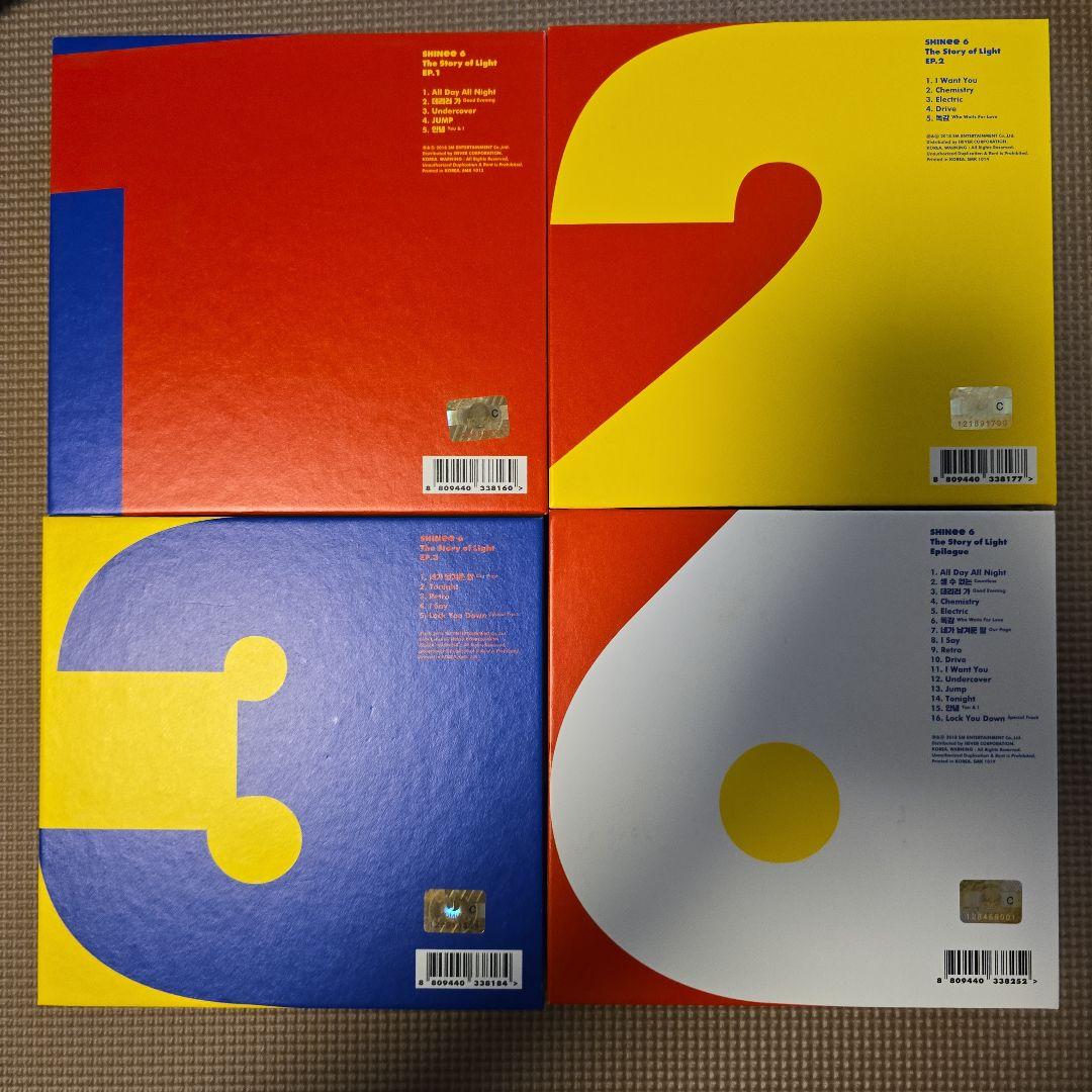SHINee　the story of Light 4・SET