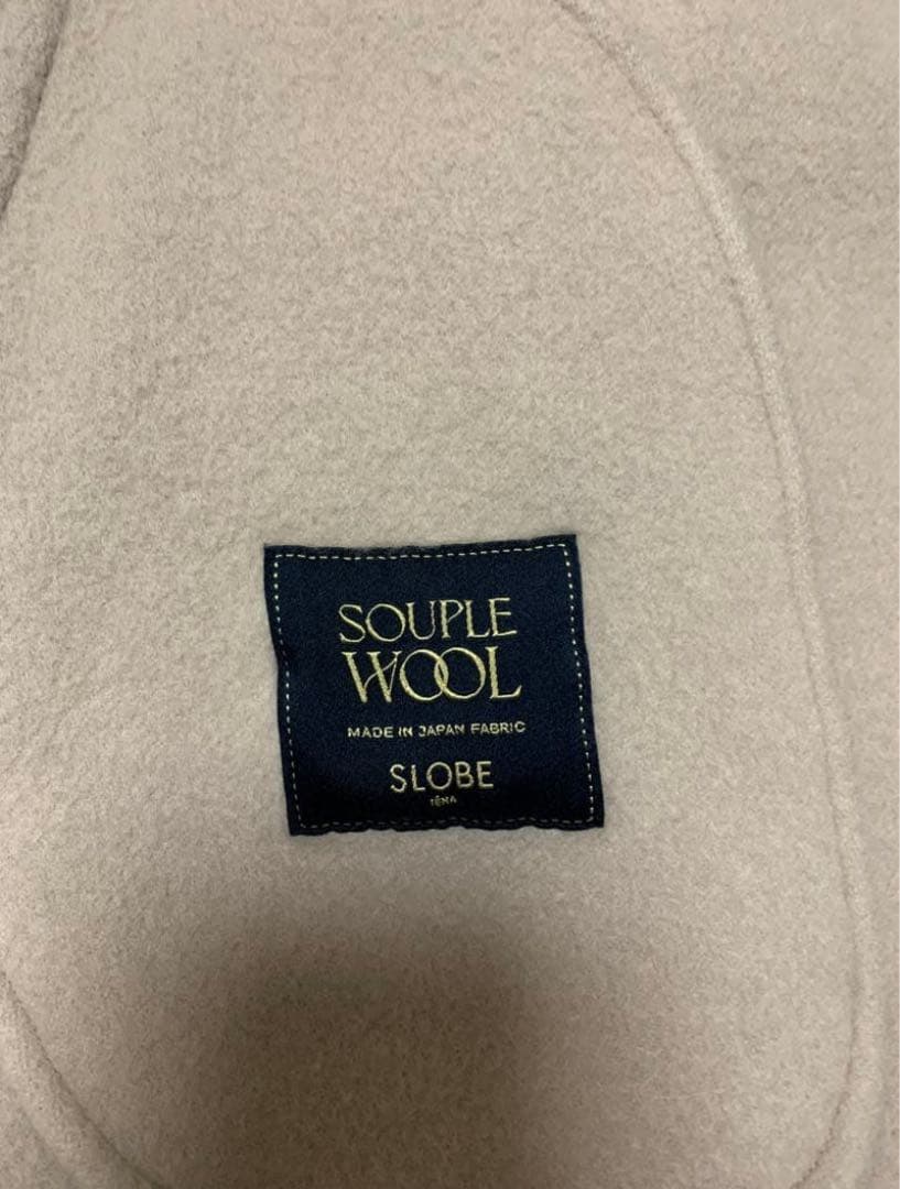 SLOBE IENA souple woolダブルフェイス スタンドコート