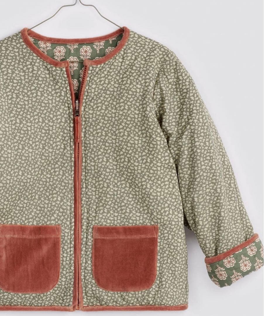 little cotton clothes リバーシブル　ジャケット