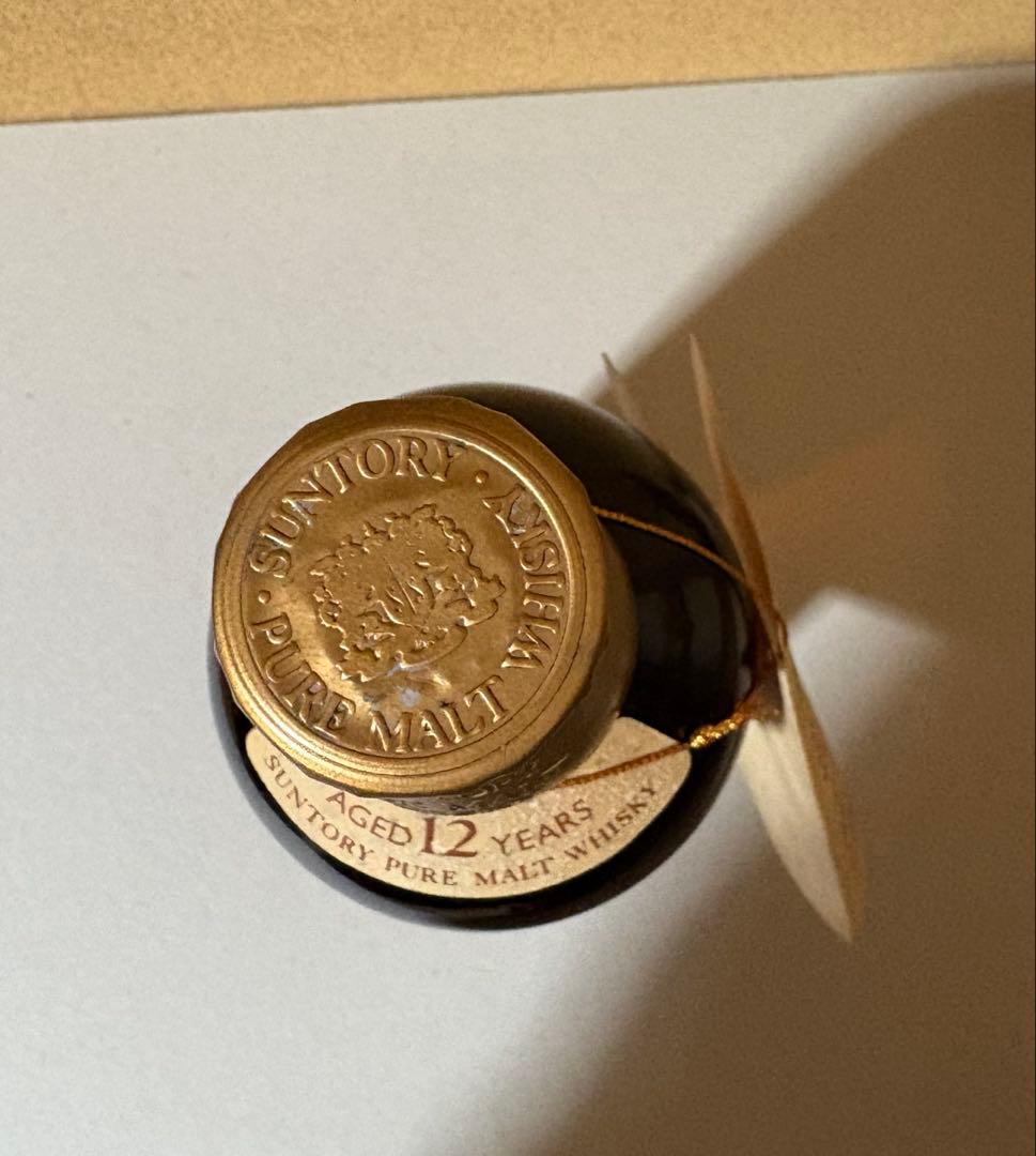 休日値引中【未開栓】サントリーピュアモルトウイスキー山崎　12年　特級　向獅子