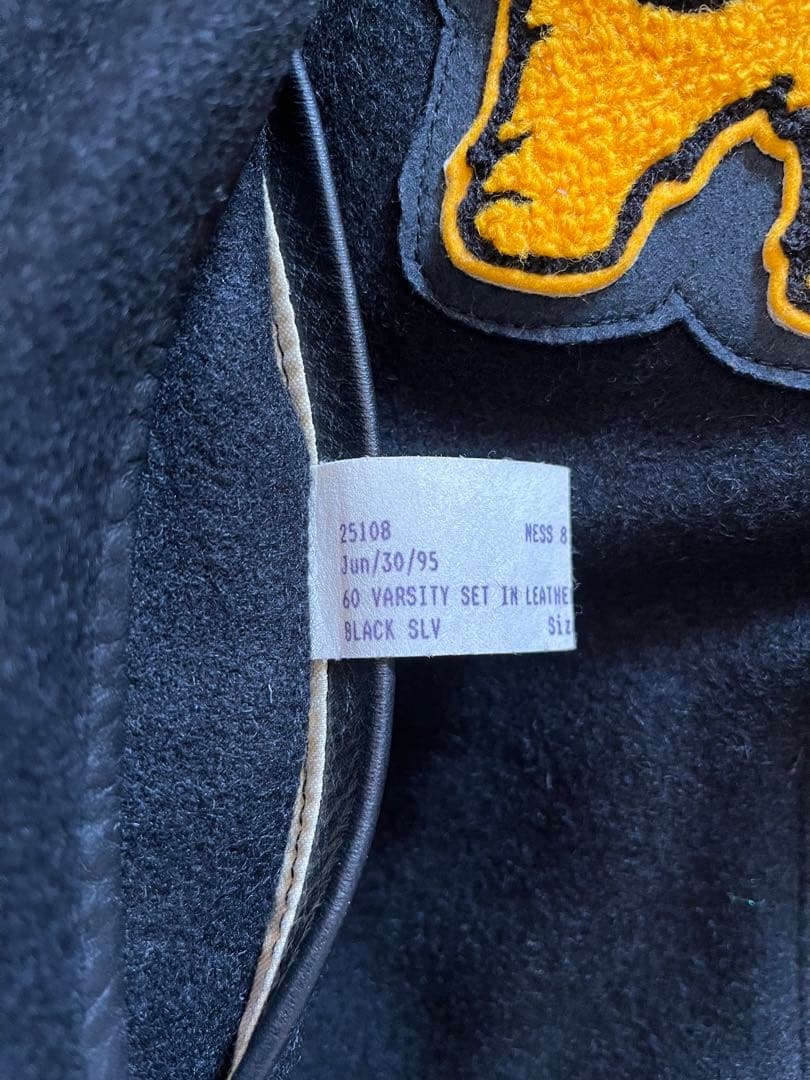 「ゴールデンベア」スタジャン　90年代ヴィンテージ　ブラック　サイズM