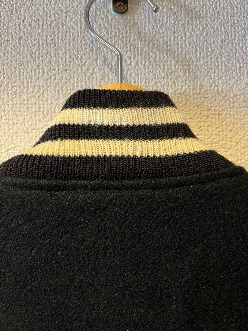 「ゴールデンベア」スタジャン　90年代ヴィンテージ　ブラック　サイズM