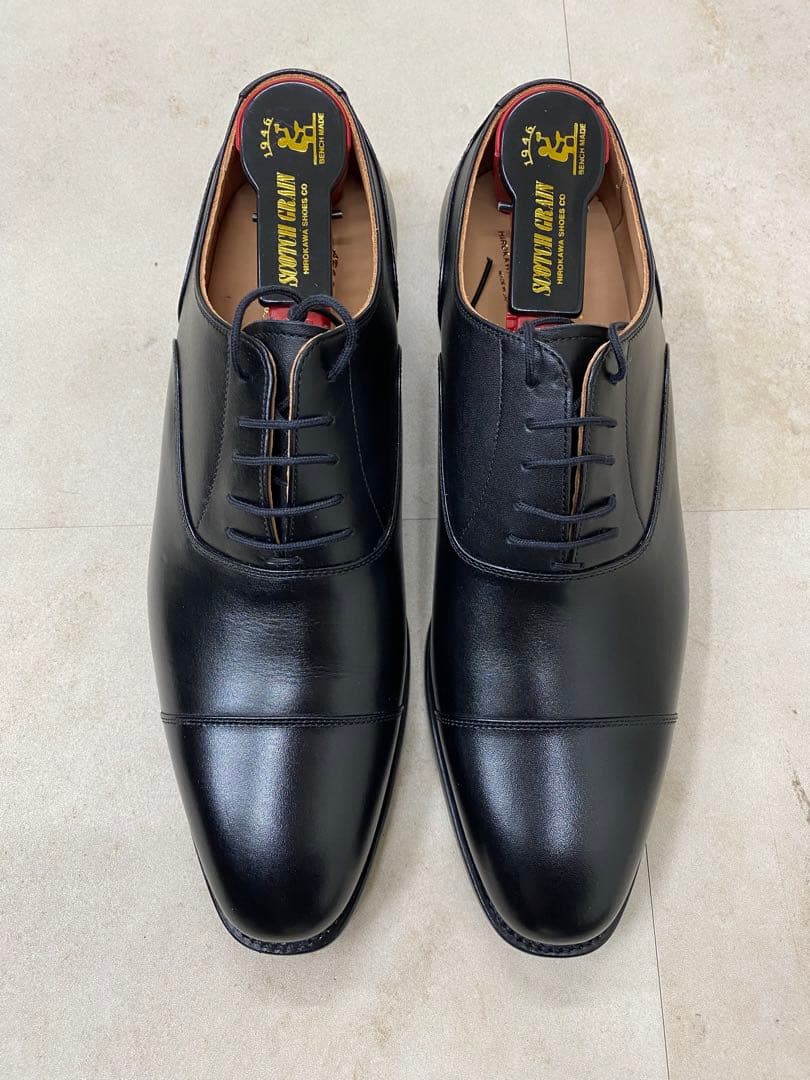 ★新品未使用☆ スコッチグレイン ブラック ドレスシューズ 25cm