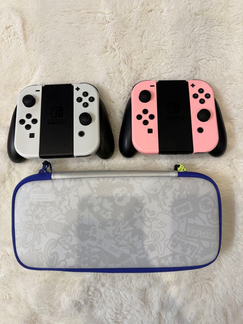 Switch 本体 ホワイト 有機ELモデル＋付属品＋ケース＋コントローラー2個