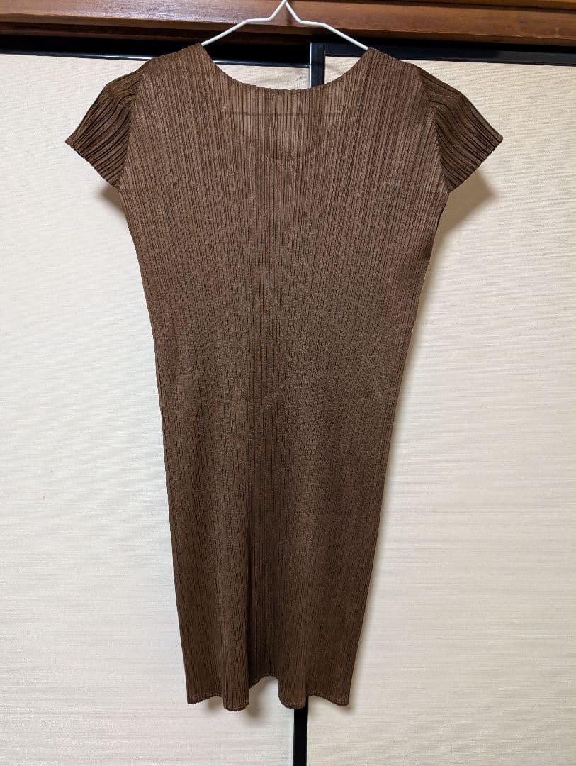 PLEATS PLEASE ３size チョコレートデザイン チュニック