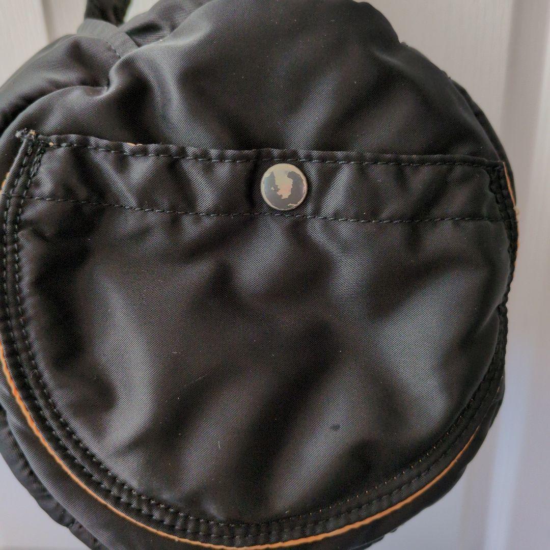 PORTER ブラック ミニタンカー ドラムバッグ