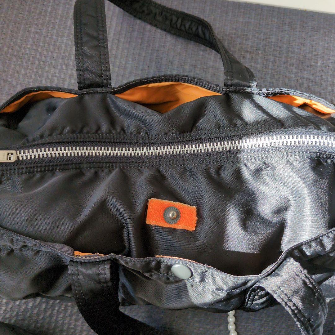 PORTER ブラック ミニタンカー ドラムバッグ