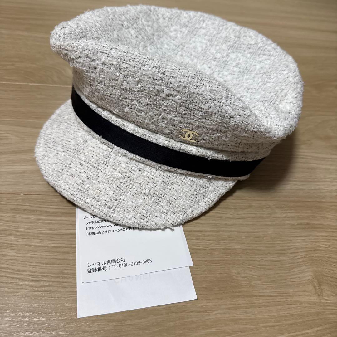 新品未使用♡レシートありCHANELツイード帽子