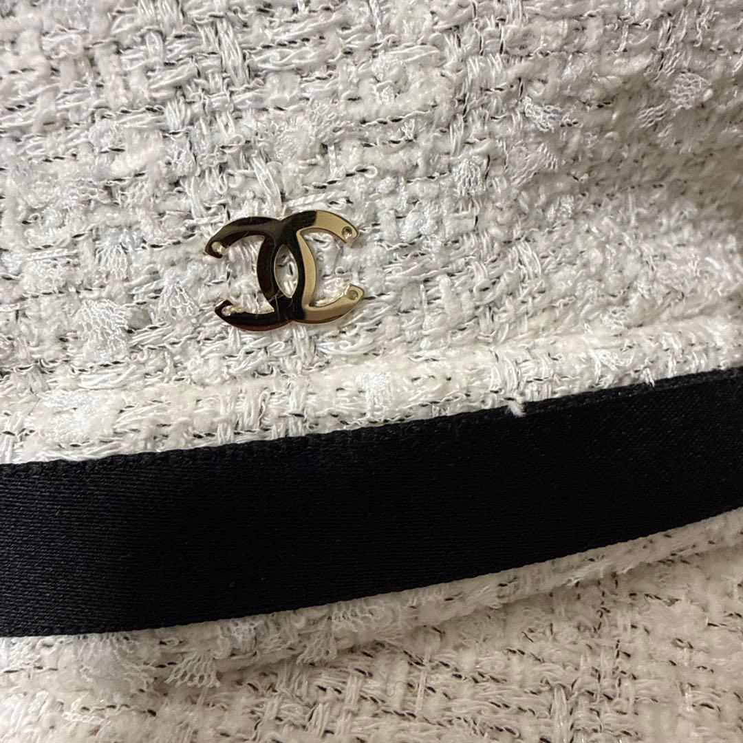 新品未使用♡レシートありCHANELツイード帽子