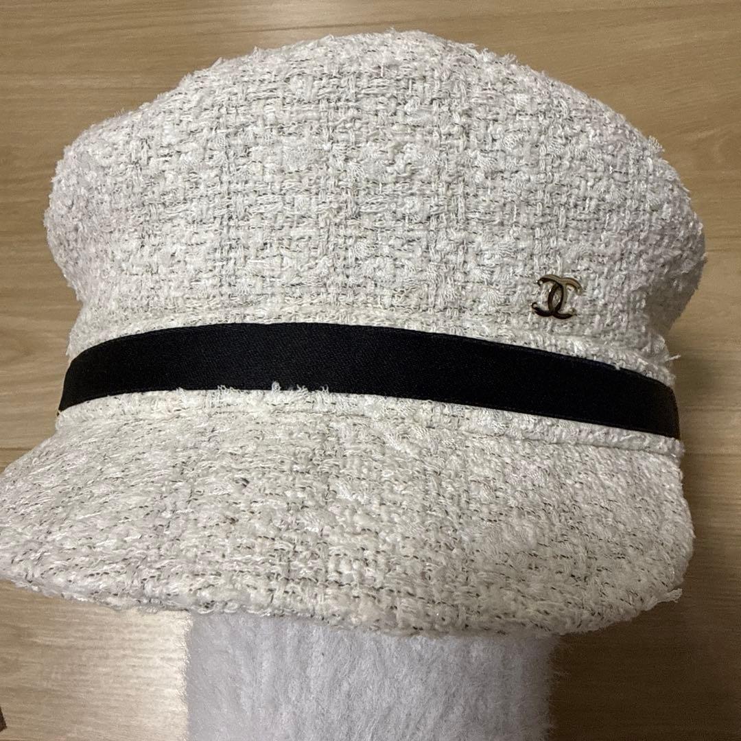 新品未使用♡レシートありCHANELツイード帽子