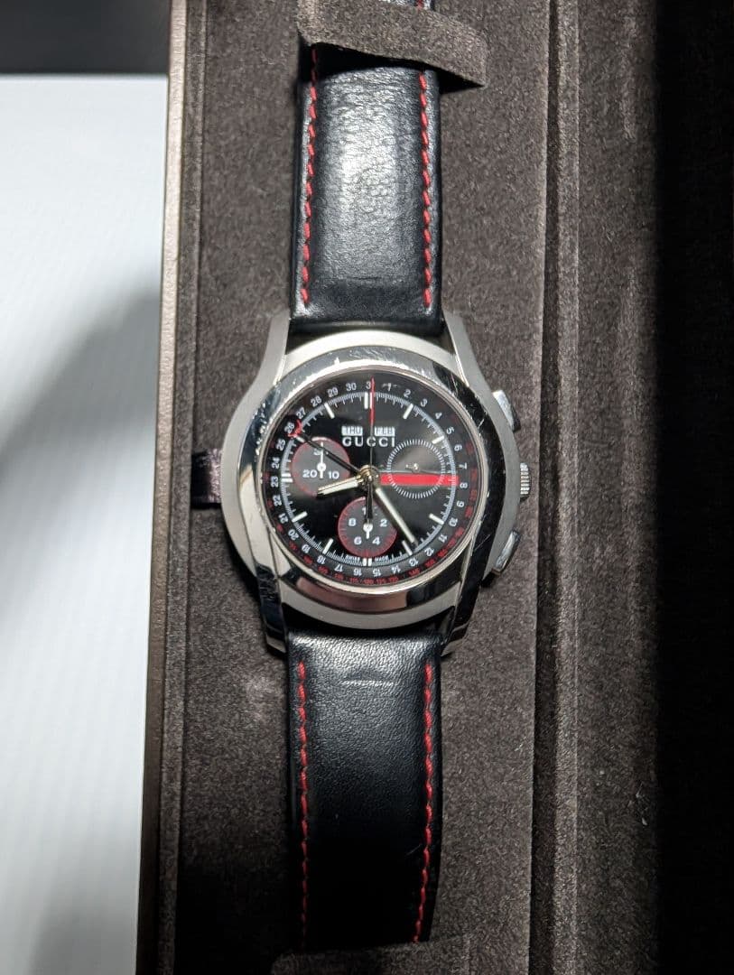 GUCCI レザーベルト 腕時計