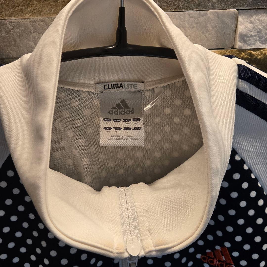 adidas　アディダス　ベイビーわるきゅーれ　ドット　水玉　ジャージ　上下　L