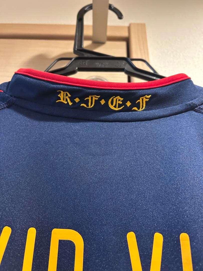 お*め様 スペイン代表アウェイ 2010南アフリカW杯 ビジャ　正規品