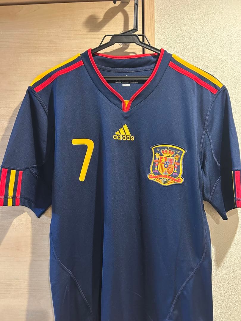 お*め様 スペイン代表アウェイ 2010南アフリカW杯 ビジャ　正規品