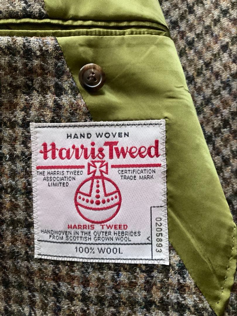 (bendaisen様)専用ハリスツイード テーラードジャケット ツィード千鳥柄