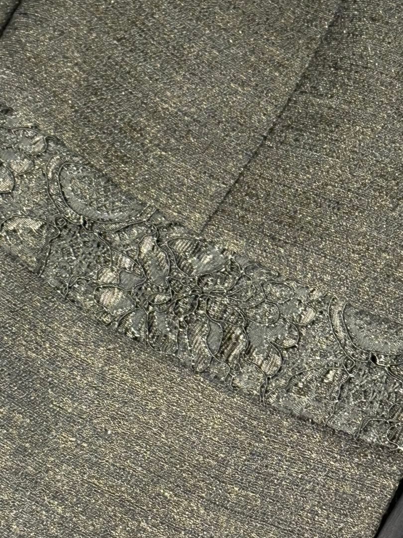 新品未使用　入学式　冠婚葬祭　ネイビー プリーツスカート セットアップ　11AR