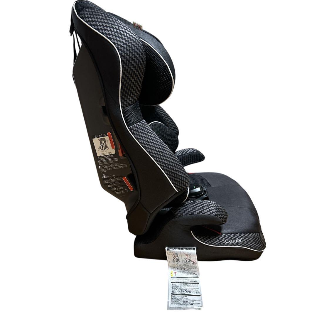 【美品】 Combi ジョイトリップ エアスルー GC ブラック ジュニアシート