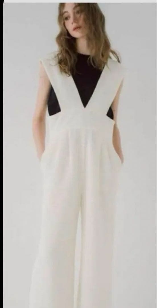 maison de Dolce. メゾンドドルチェ　ツイードサロペットパンツ