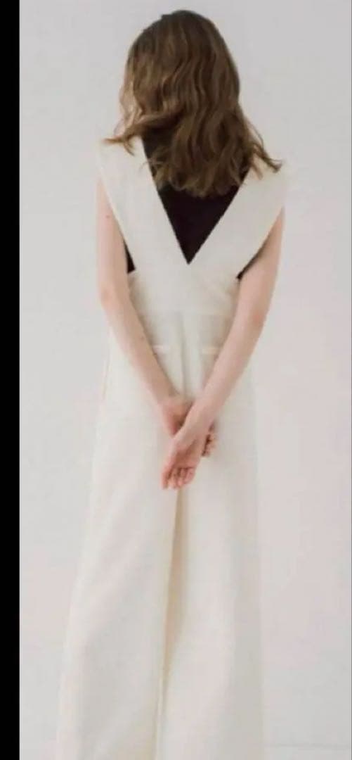 maison de Dolce. メゾンドドルチェ　ツイードサロペットパンツ