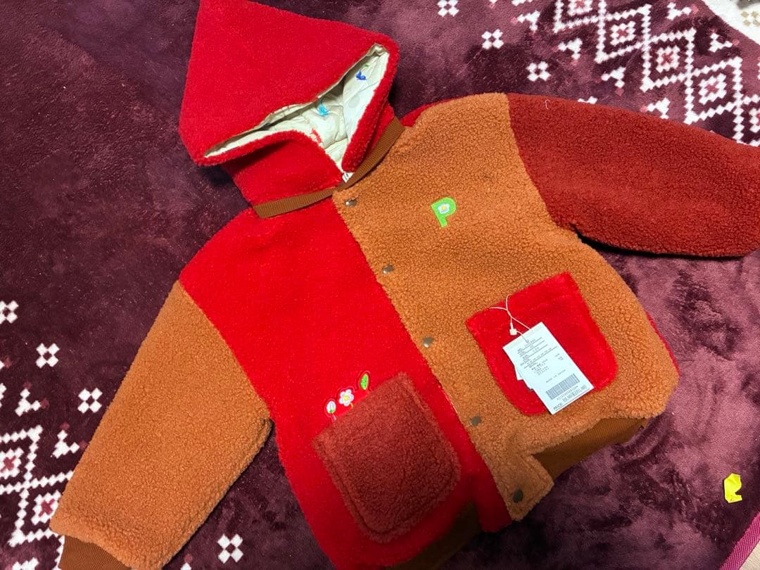 新品　ピクミン　リバーシブルボアブルゾン　ブリーズ　BREESE 130cm