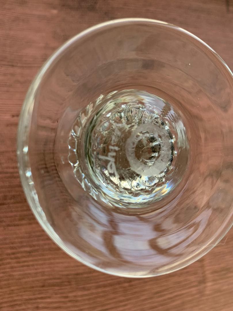 舩木倭帆さん作　新品未使用のワイングラス1客 サイン有り