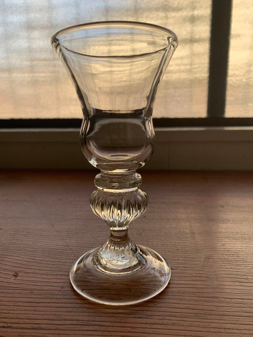 舩木倭帆さん作　新品未使用のワイングラス1客 サイン有り