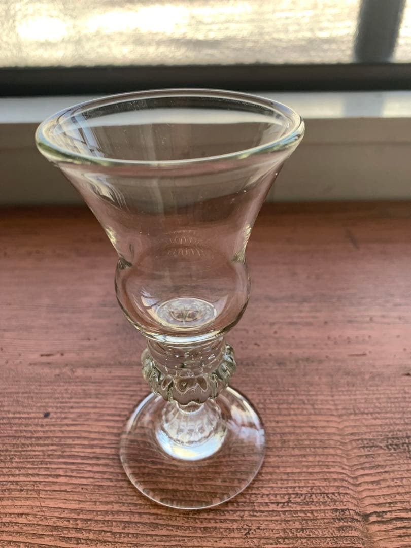 舩木倭帆さん作　新品未使用のワイングラス1客 サイン有り