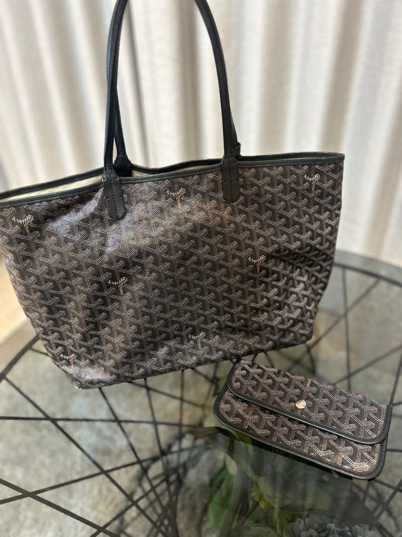 【Akkiy】⭐︎ゴヤール サンルイ PM トートバック【ブラック】