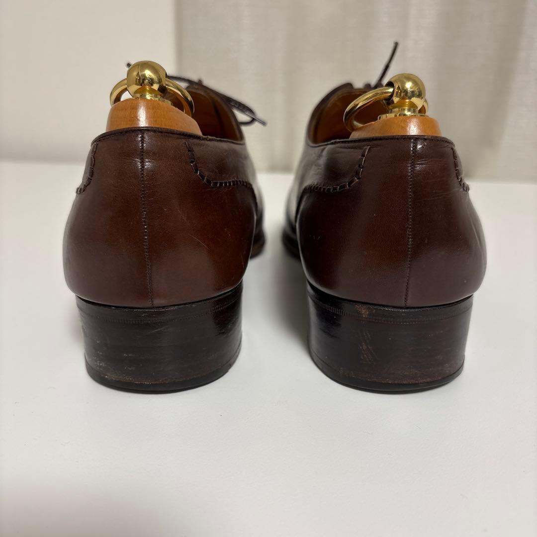 希少 ハンドメイド タニノクリスチー ダークブラウン スキンステッチ 6 1/2