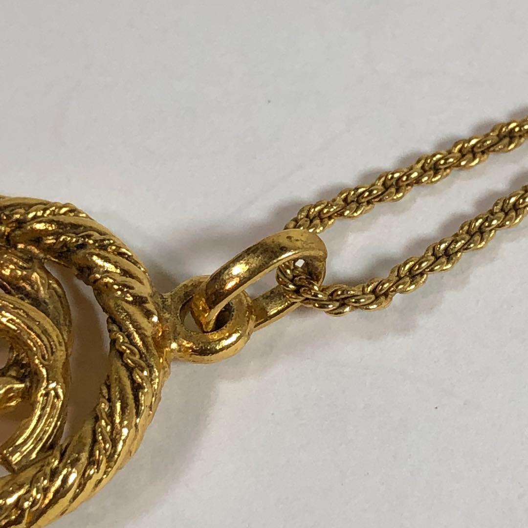 CHANEL ネックレス ヴィンテージ ゴールド ココマーク サークル