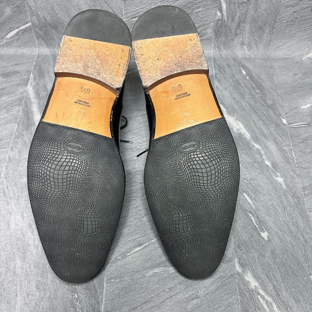 美品 ONLY グッドイヤーウェルト製法 革靴 Vibramソール 黒