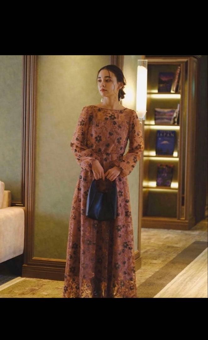 カスタネ　embroidery organdy dress オケージョンドレス