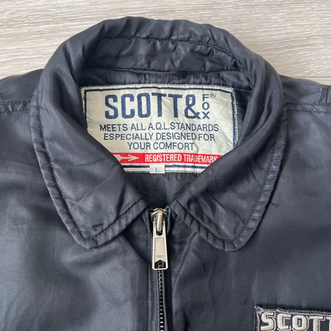 田中シェン着用 scott CWU-RジャケットMA-1フライトジャケット 黒