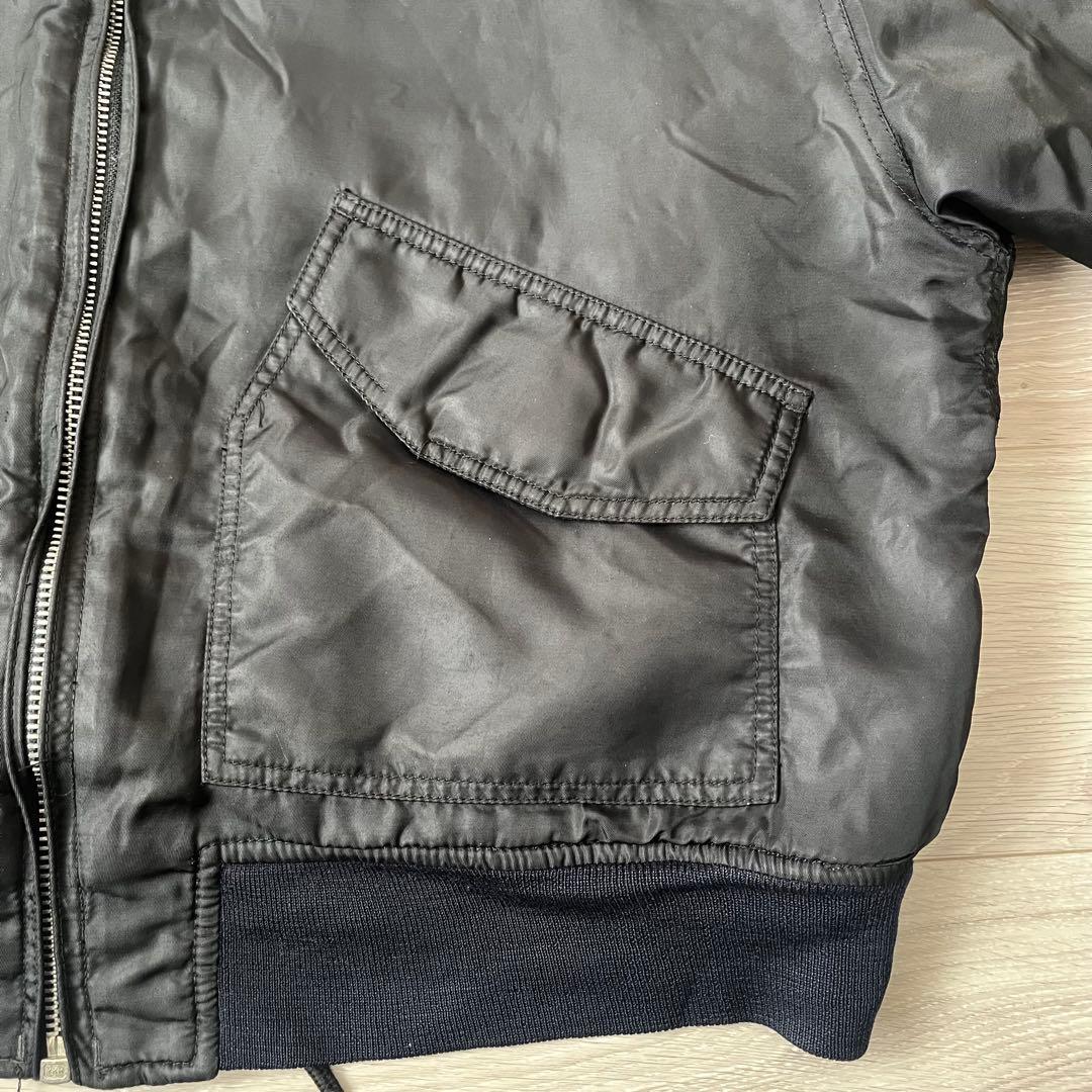 田中シェン着用 scott CWU-RジャケットMA-1フライトジャケット 黒