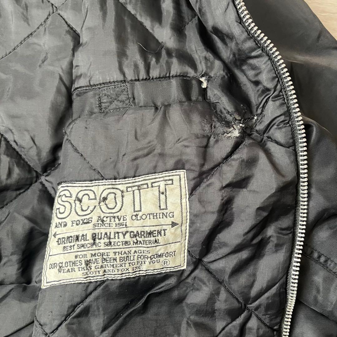 田中シェン着用 scott CWU-RジャケットMA-1フライトジャケット 黒