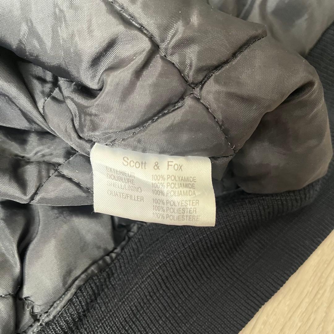 田中シェン着用 scott CWU-RジャケットMA-1フライトジャケット 黒