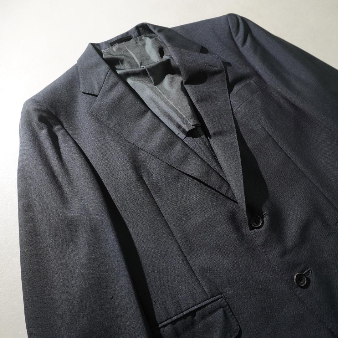 90s Burberrys シングルセットスーツ ネイビーブルー/VW176