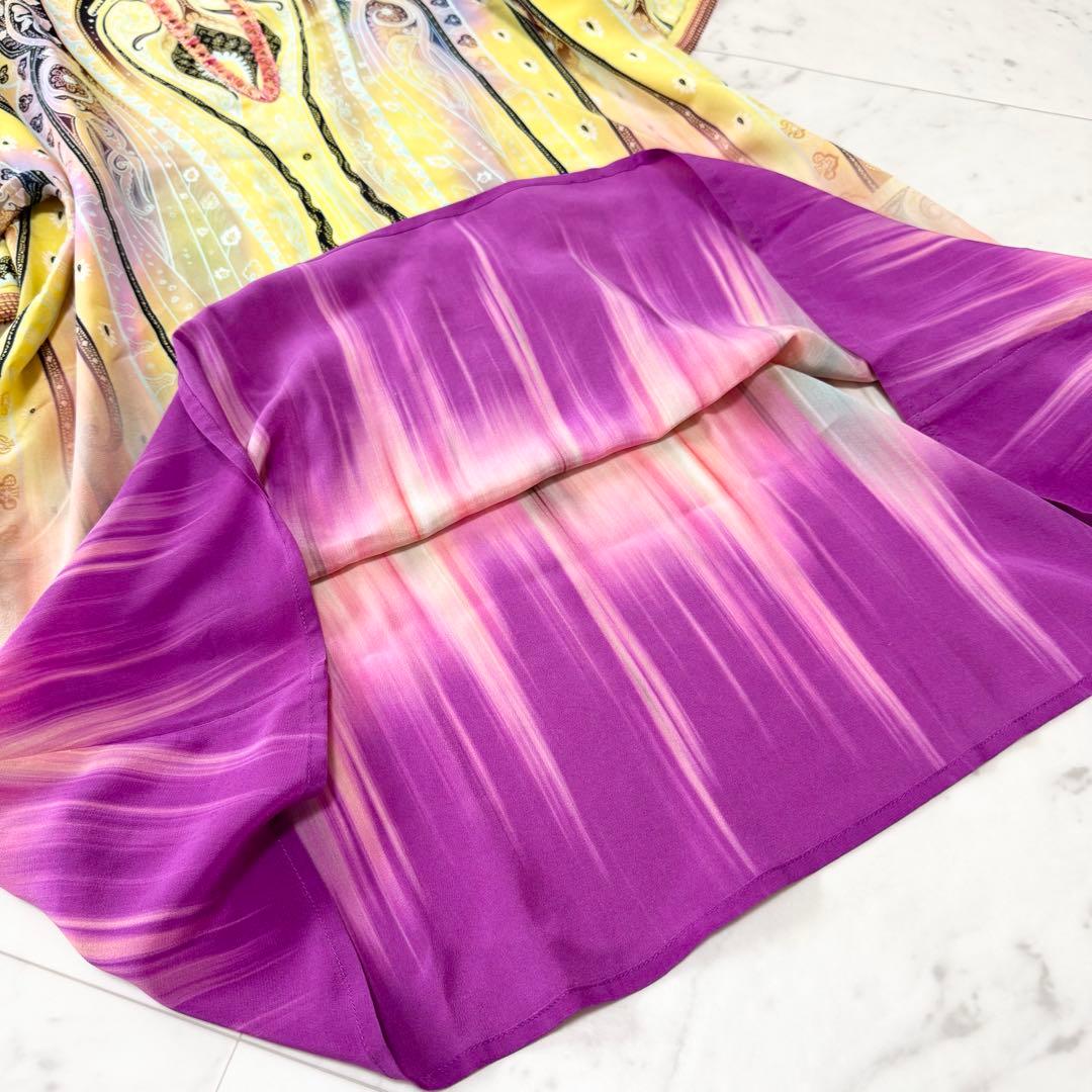 【美品】ETRO エトロ シルク フリンジ ペイズリー チュニック