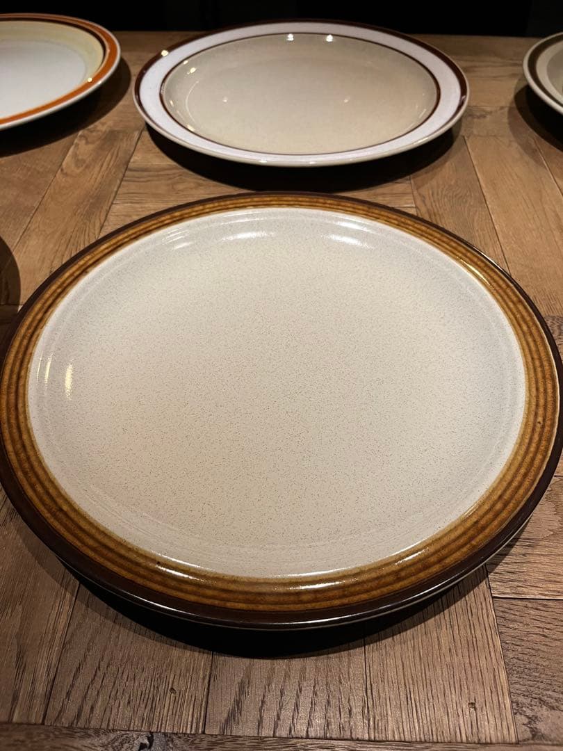 大皿ストーンウェア　7枚セット
