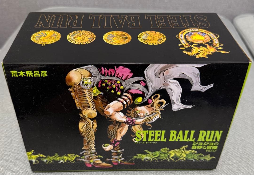 ジョジョの奇妙な冒険 文庫版 1部〜7部 全巻セット 箱・ポストカード付き